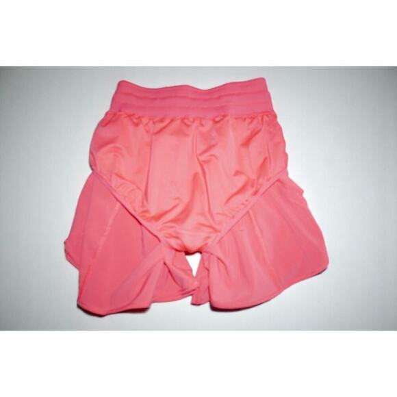 Lululemon Speed Up Shorts 4" Lined Coral Red Women’s Size 4 Running Gym Active - Picture 9 of 13